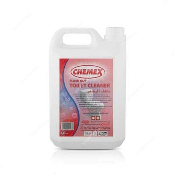 Chemex Flushout Toilet Cleaner, 5 Litre, 4 Pcs/Pack