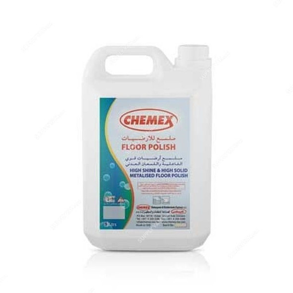 Chemex Floor Polish, 5 Litre, 4 Pcs/Pack