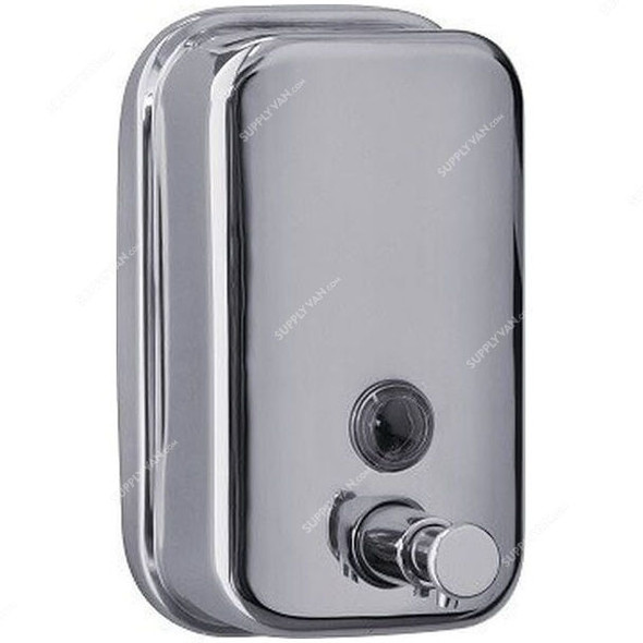 Tekwash Hand Soap Dispenser, EQ-101-500, 500ML, Stainless Steel, Silver