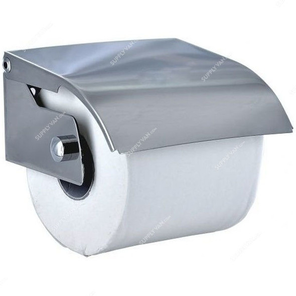 Tekwash Mini Toilet Roll Dispenser, EQ-204-B, Stainless Steel, Silver