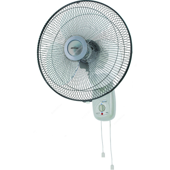 Mistral Wall Fan, MWF1672, 50W, 16 Inch, Grey