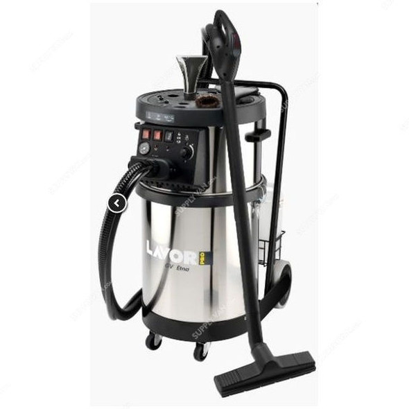 Lavor Professional Injection and Extraction Steam Cleaner, GV-ETNA, 3000W, Gray and Silver