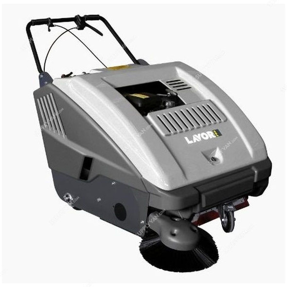 Lavor Petrol Operated Walk Behind Sweeper, SWL900ST, 2900W, 60 Litres, Gray and Black