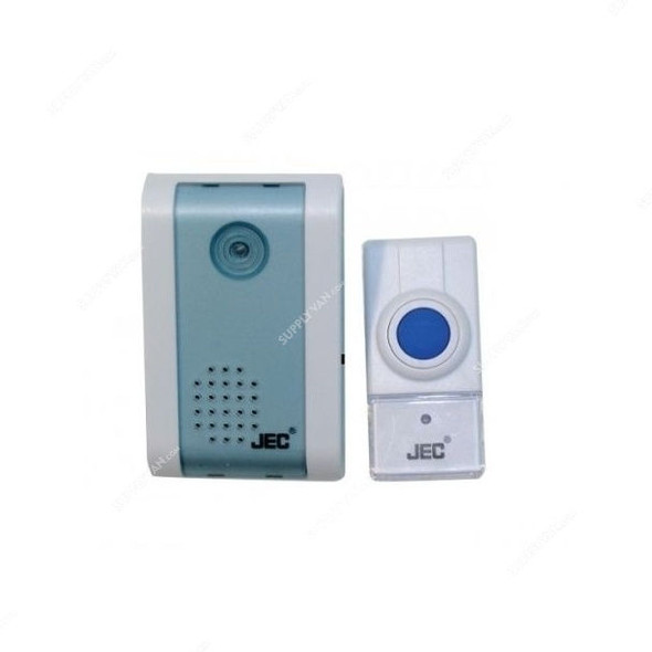 JEC Wireless Door Bell, BR-1449, 3-4.5V, White and Blue