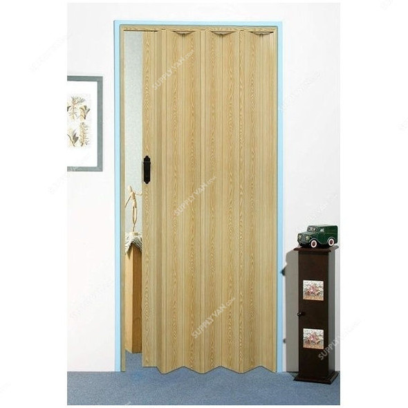 Folding Door Sliding, 100 x 210CM, Light Ivory