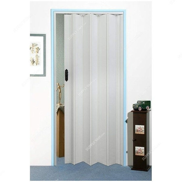 A folding door is an interlocking sectional door that can be easily disassembled and stores flat. For convenience, gently push or pull the flat door to open it from a package. It is smoothly opened with minimal noise and a soft breeze. With our fold door, your doors will never get in your way again.
