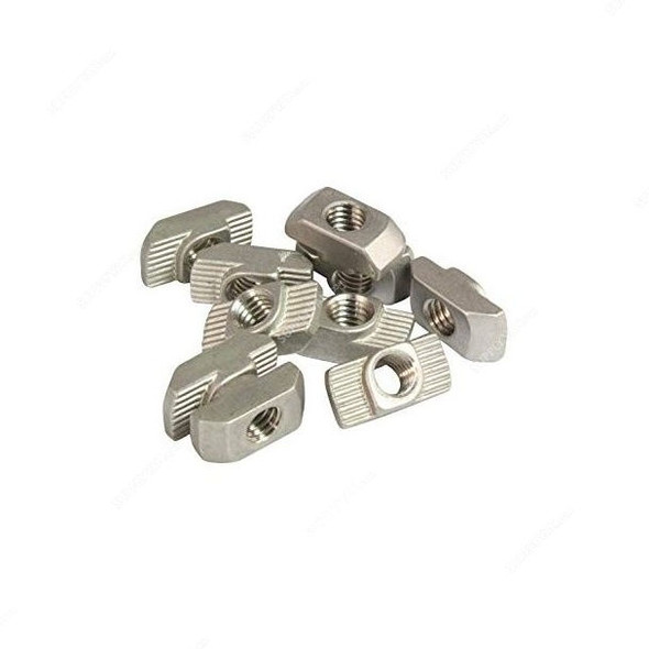 Extrusion T-Hummer Nut, 30 Series, Stainless Steel, M4, PK10