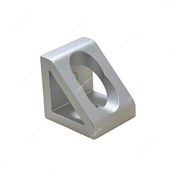 Extrusion Inside Corner Bracket, 2 Hole, Aluminium, 40 x 40MM