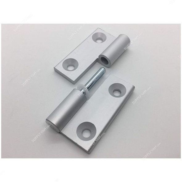 Extrusion Right Detachable Hinge, 30 Series, 4 Hole, Aluminium, 50 x 50MM
