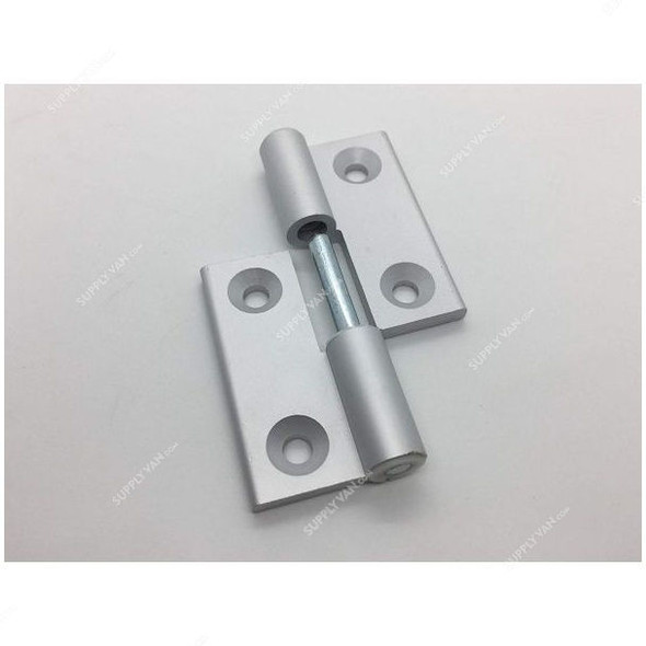 Extrusion Right Detachable Hinge, 30 Series, 4 Hole, Aluminium, 60 x 60MM