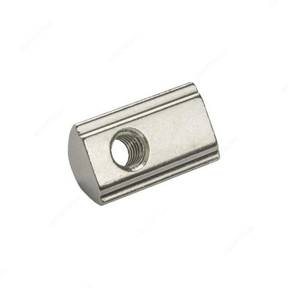 Extrusion Half Round T-Nut, 30 Series, Stainless Steel, M4, PK50