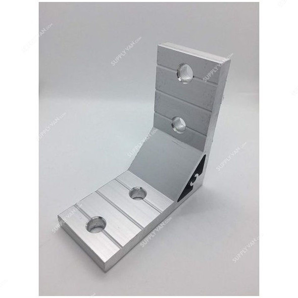 Extrusion 90 degree Corner Bracket, 30 Series, 4 Hole, Aluminium