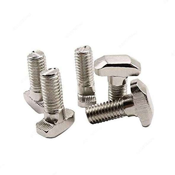 Extrusion T-Slot Bolt, 45 Series, Stainless Steel, M8 x 30MM, PK10