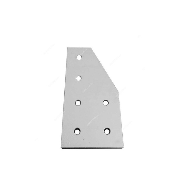 Extrusion 90 Degree Angled Reinforcement Flat Plate, 30 Series, Aluminium, 30 x 60MM, Silver