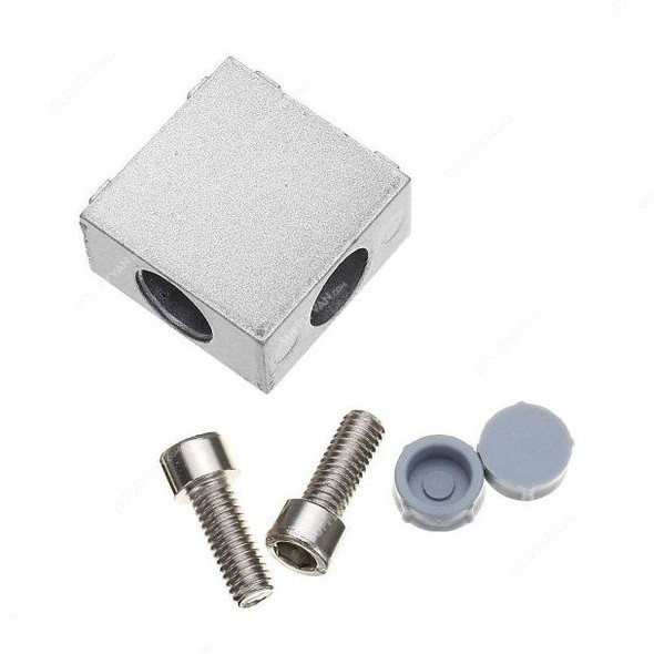 Extrusion Corner Connector, Aluminium, PK2