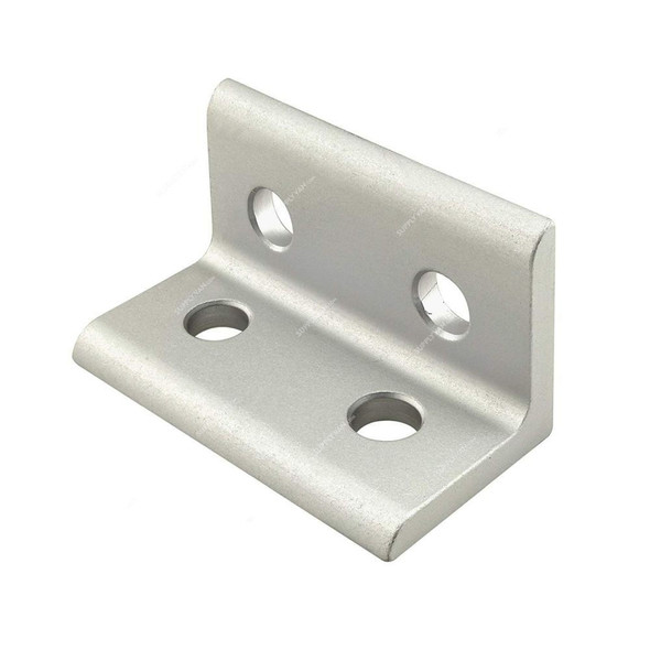 Extrusion Inside Corner Bracket, 40 Series, 4 Hole, Aluminum, 76 x 40MM