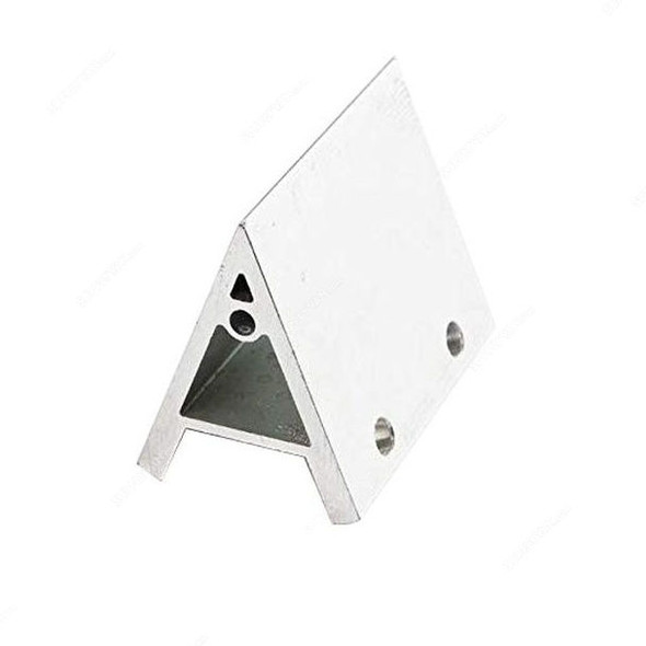 Extrusion 45 Degree Corner Bracket, 50 Series, 2 Hole, Aluminium