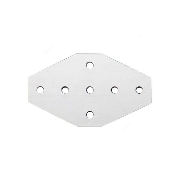 Extrusion Cross Reinforcement Flat Plate, 45 Series, 7 Hole, Aluminium, 45MM