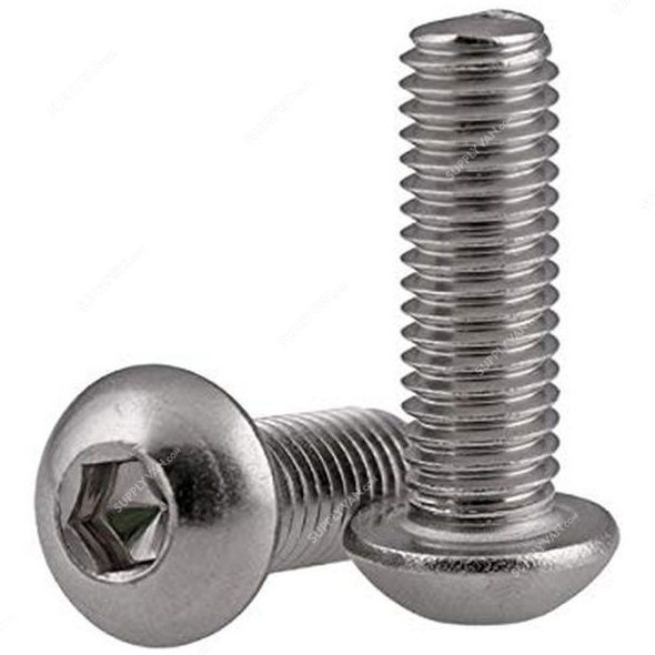 Extrusion Button Head Bolt, Stainless Steel, M5 x 30 MM, PK10