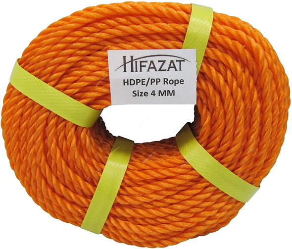 Hifazat Rope, SHGT-NRO-440, Nylon, 4MM x 36.5 Mtrs, Orange