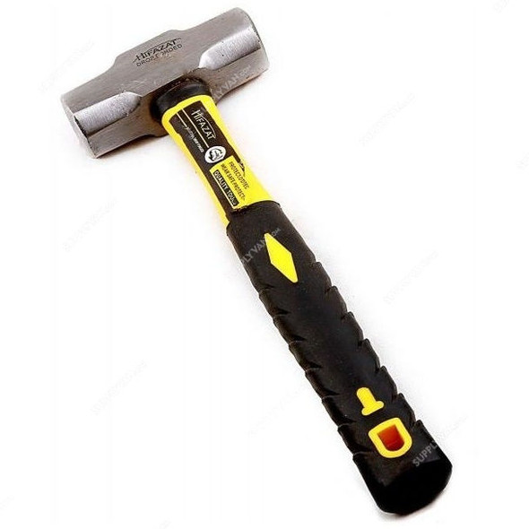Hifazat Sledge Hammer, SHGT-BM-SH10, Forged Steel, 4.5 Kg, Yellow and Black