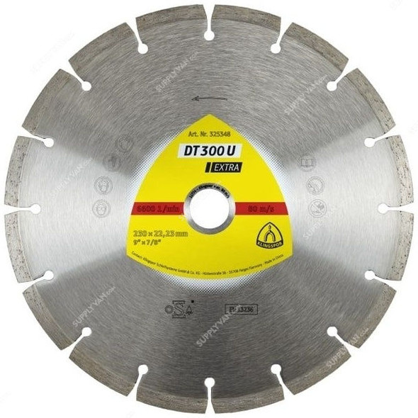 Klingspor Diamond Cutting Blade, DT300U, Extra, 115MM