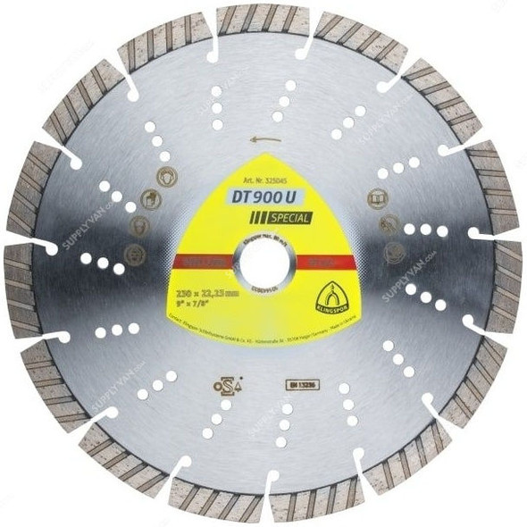 Klingspor Diamond Cutting Blade, DT900U, Special, 115MM