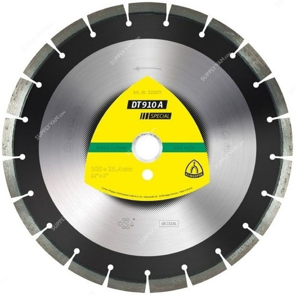 Klingspor Diamond Cutting Blade, DT910A, Special, 400MM