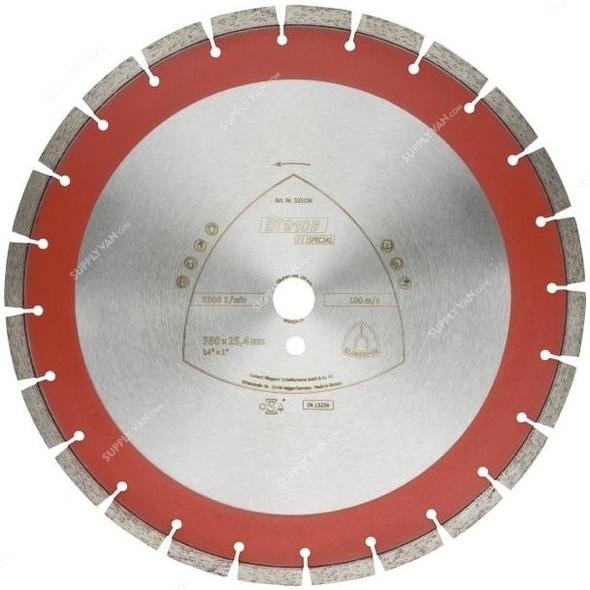 Klingspor Diamond Cutting Blade, DT910B, Special, 300MM