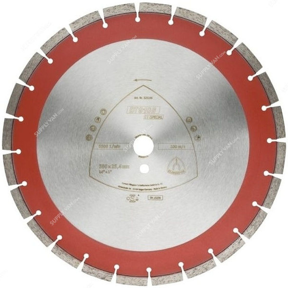 Klingspor Diamond Cutting Blade, DT910B, Special, 400MM