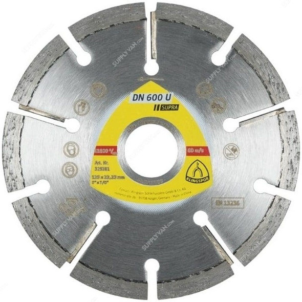 Klingspor Diamond Cutting Blade, DN600U, Supra, 115 x 4.5MM