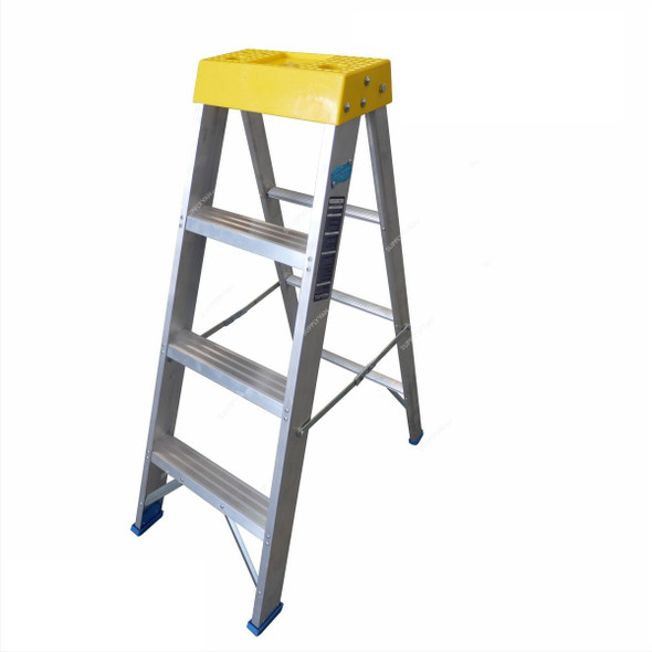 Topman 2 Way Ladder, PTWAL4, Aluminium, 4 Steps, 130 Kg Loading Capacity