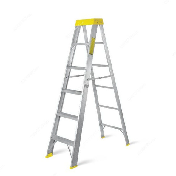 Topman 2 Way Ladder, PTWAL6, Aluminium, 6 Steps, 130 Kg Loading Capacity