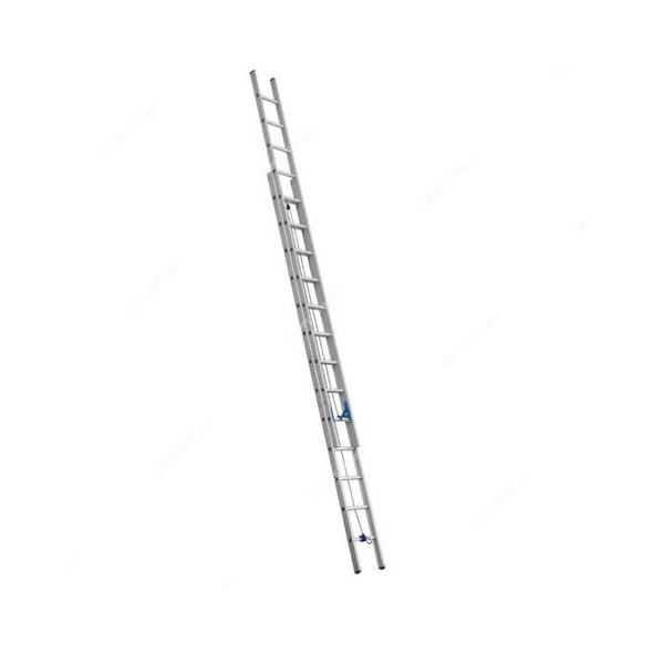Topman Double Section Straight Ladder, DSSTAL6, Aluminium, 6+6 Steps, 150 Kg Loading Capacity