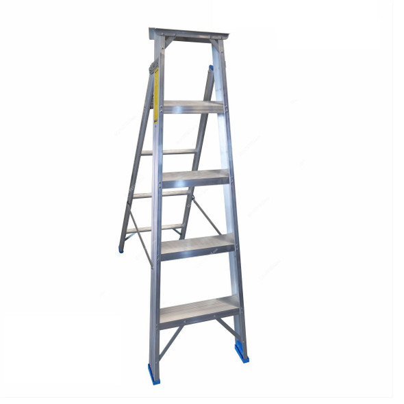 Topman Dual Purpose Ladder, DPAL5, Aluminium, 5 Steps, 130 Kg Loading Capacity