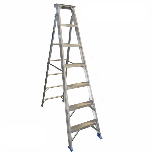 Topman Dual Purpose Ladder, DPAL7, Aluminium, 7 Steps, 130 Kg Loading Capacity Topman Dual Purpose Ladder, DPAL7, Aluminium, 7 Steps, 130 Kg Loading Capacity