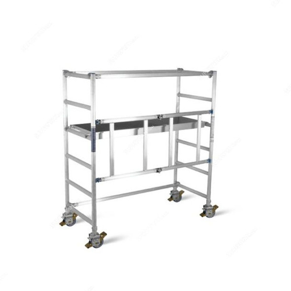 Topman Folding Scaffolding, AMFS3, Aluminium, 3 Mtrs, 225 Kg Loading Capacity