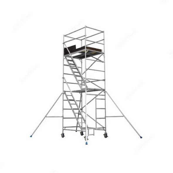 Topman Mobile Stairway Scaffolding, AMSS8, Aluminium, 7.8 Mtrs, 225 Kg Loading Capacity