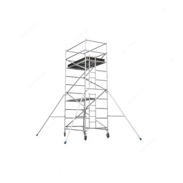 Topman Mobile Wide Scaffolding, AMWS3, Aluminium, 3 Mtrs, 225 Kg Loading Capacity