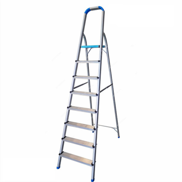 Topman Platform Ladder, PFAL8, Aluminium, 7+1 Steps, 100 Kg Loading Capacity