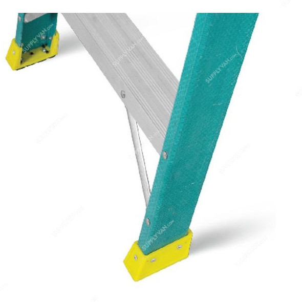 Topman Platform Ladder, FRPPFL5, Fiber Glass, 4+1 Steps, 130 Kg Loading Capacity
