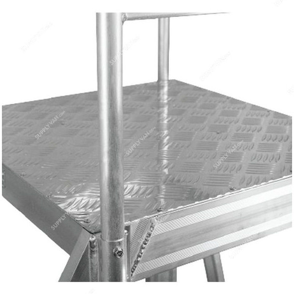 Topman Rolling Staircase, RSAL6, Aluminium, 5+1 Steps