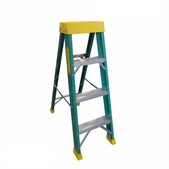 Topman Single Sided Ladder, FRPSS4, Fiber Glass, 4 Steps, 130 Kg Loading Capacity