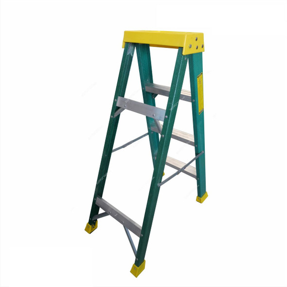 Topman Single Sided Ladder, FRPSS4, Fiber Glass, 4 Steps, 130 Kg Loading Capacity