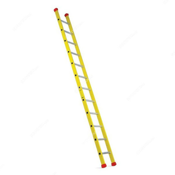 Topman Straight Ladder, FRPSL10, Fiber Glass, 10 Steps, 110 Kg Loading Capacity