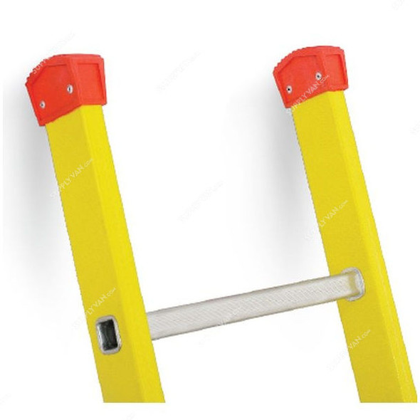 Topman Straight Ladder, FRPSL10, Fiber Glass, 10 Steps, 110 Kg Loading Capacity