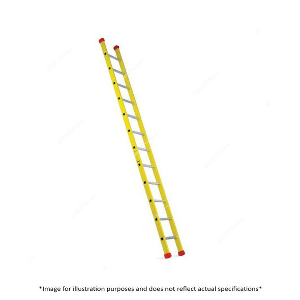 Topman Straight Ladder, FRPSL17, Fiber Glass, 17 Steps, 110 Kg Loading Capacity