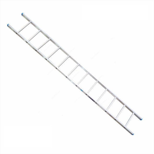 Topman Straight Ladder, STAL12, Aluminium, 12 Steps, 150 Kg Loading Capacity