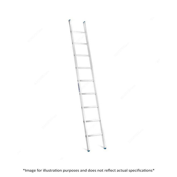 Topman Straight Ladder, STAL17, Aluminium, 17 Steps, 150 Kg Loading Capacity
