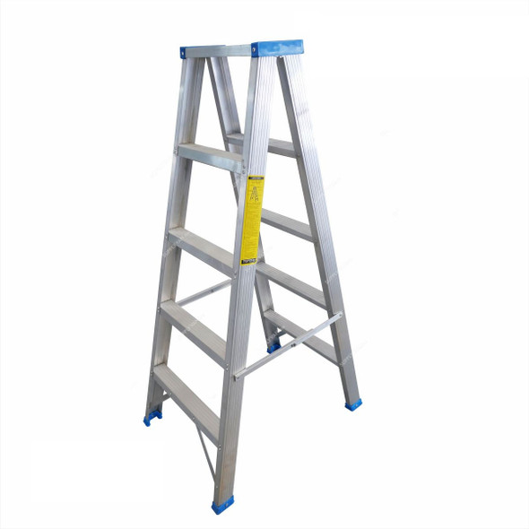 Topman Two Way Ladder, TWAL5, Aluminium, 5 Steps, 110 Kg Loading Capacity